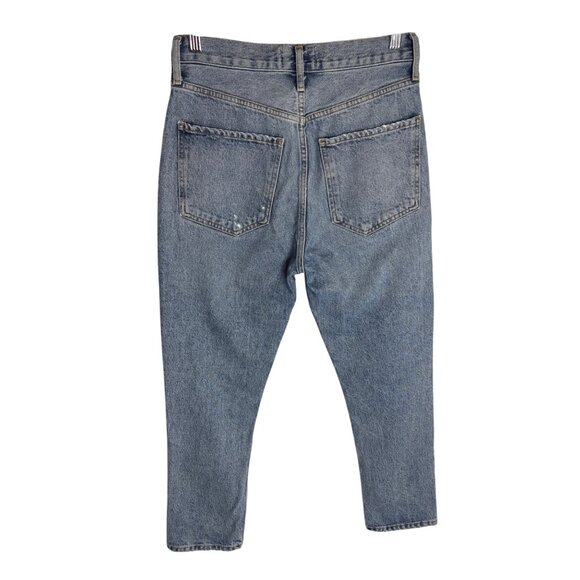 Agolde Riley High Rise Straight Crop-sz 26 - Picture 6 of 10